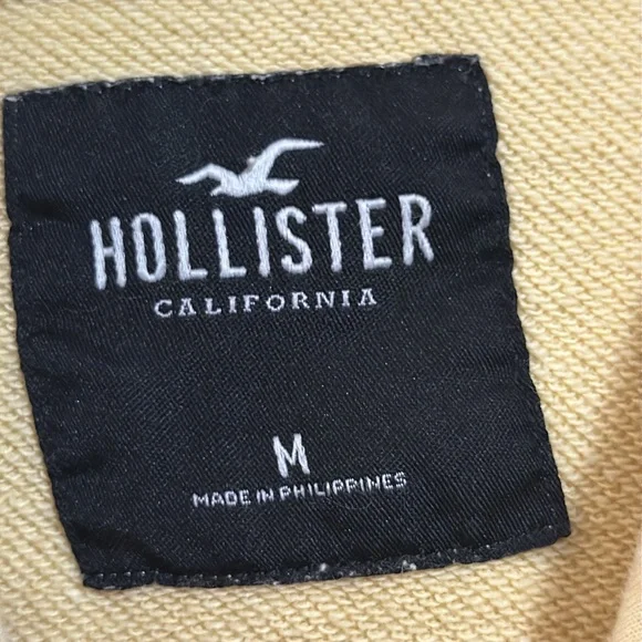 New Hollister Collection Yellow Hoodie- Medium - Picture 3 of 6